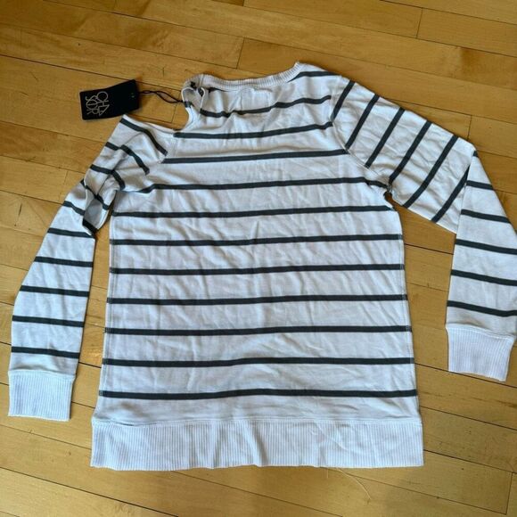 Chaser Long Sleeve Crew Neck Striped Pullover size small - Picture 2 of 5